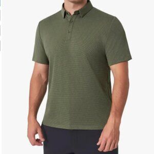 NWT Modern Ambition Mens Short Sleeve Green Polo - Size XXL